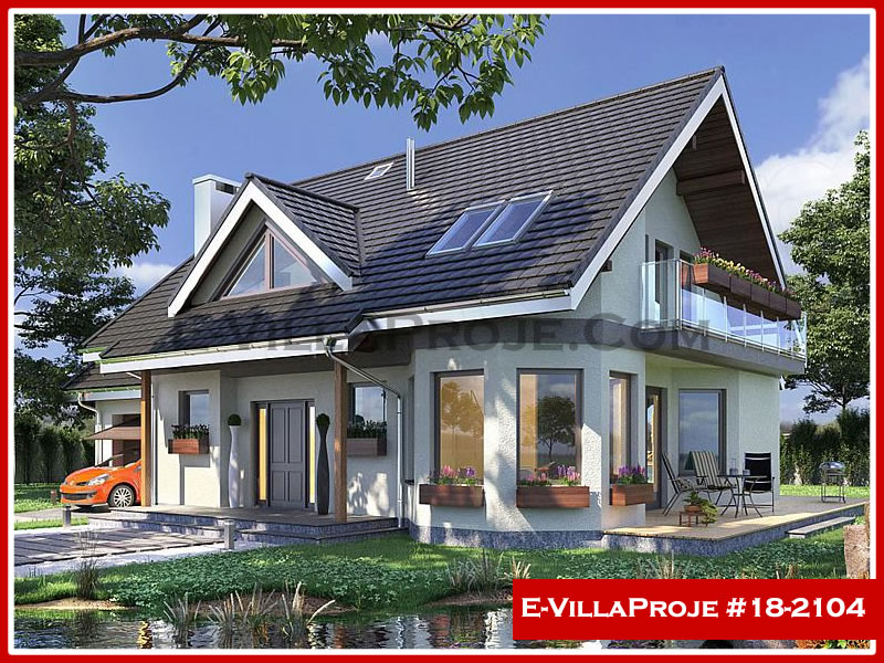 KCE-18.2104 216 m² hafif çelik ev mimari görselleştirmesi