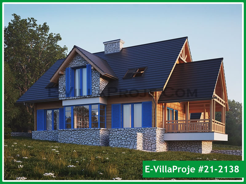 KCE-21.2138 217 m² hafif çelik ev mimari görselleştirmesi