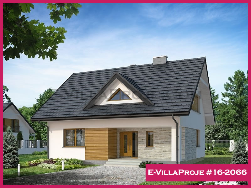 KCE-16.2066 218 m² hafif çelik ev mimari görselleştirmesi