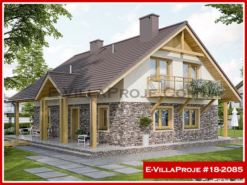 KCE-18.2085 218 m² hafif çelik ev mimari görselleştirmesi