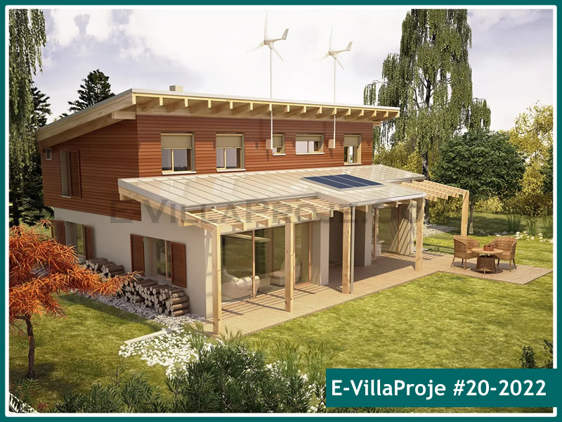 KCE-23242 218 m² hafif çelik ev mimari görselleştirmesi