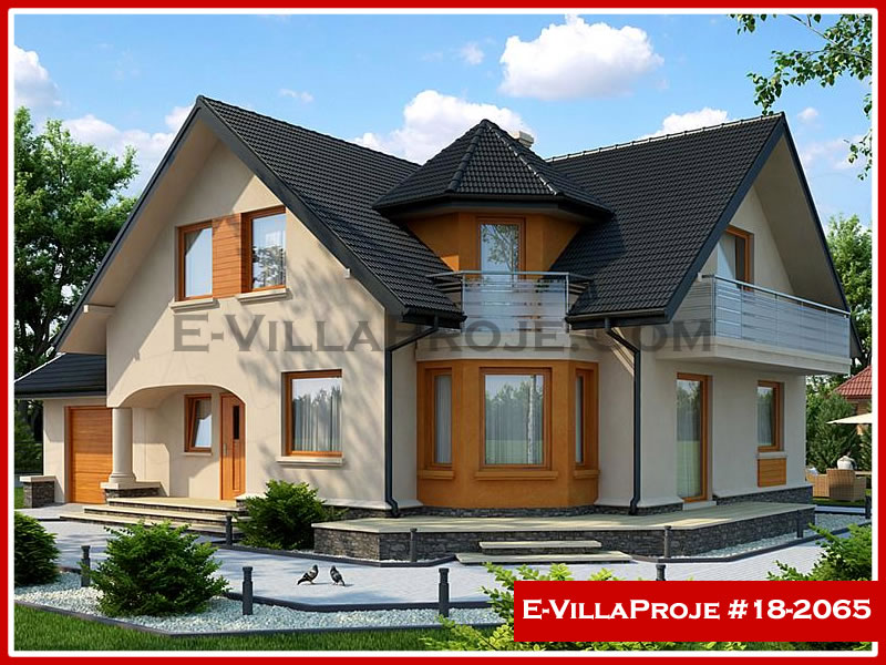 KCE-18.2065 218 m² hafif çelik ev mimari görselleştirmesi