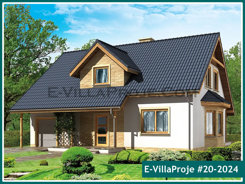 KCE-20.2024 221 m² hafif çelik ev mimari görselleştirmesi