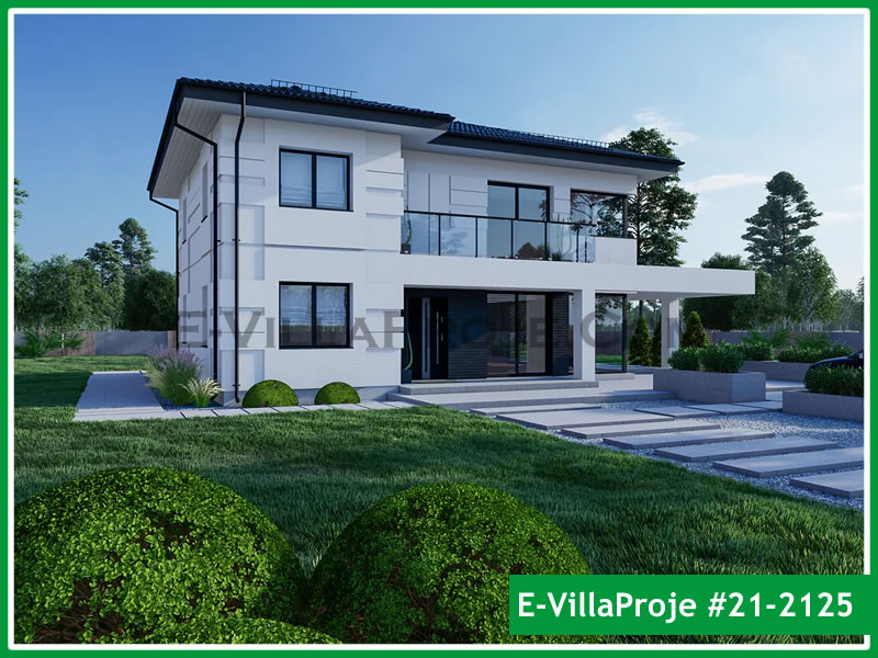 KCE-21.2125 221 m² hafif çelik ev mimari görselleştirmesi