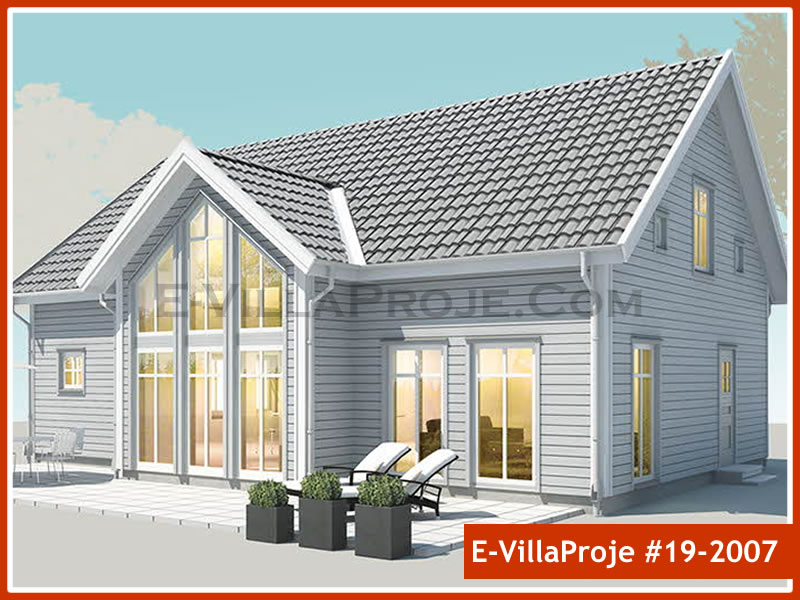 KCE-19.2007 222 m² hafif çelik ev mimari görselleştirmesi