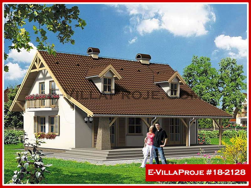 KCE-18.2128 224 m² Kıbrıs hafif çelik ev mimari görselleştirmesi