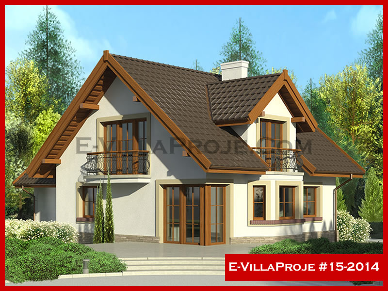 KCE-15.2014 225 m² hafif çelik ev mimari görselleştirmesi