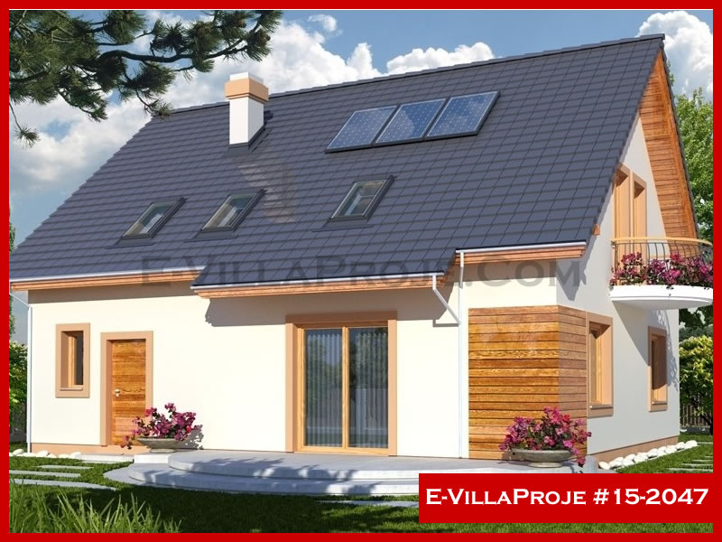 KCE-15.2047 226 m² hafif çelik ev mimari görselleştirmesi