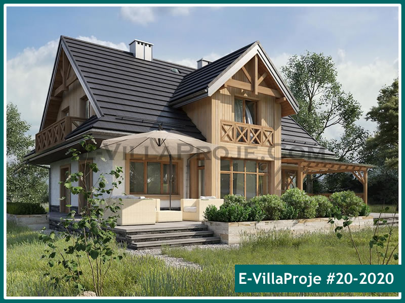 KCE-20.2020 226 m² hafif çelik ev mimari görselleştirmesi