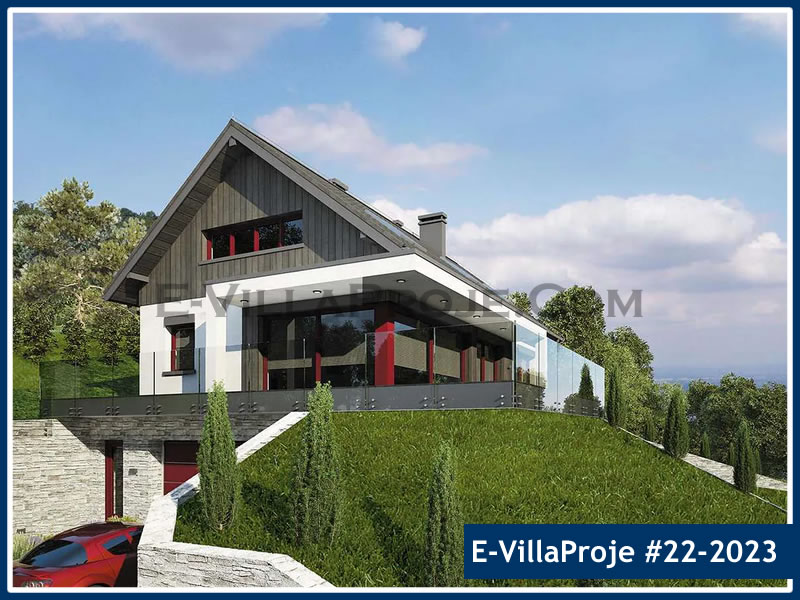 KCE-22.2023 230 m² hafif çelik ev mimari görselleştirmesi