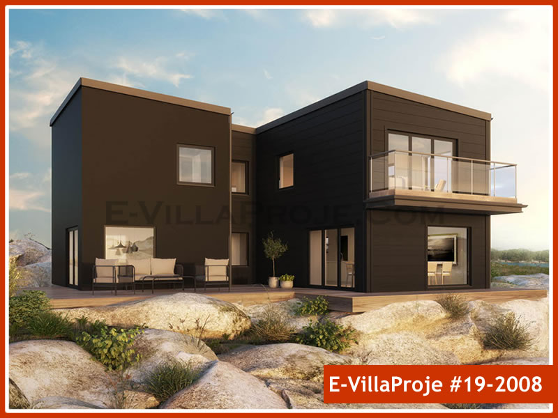 KCE-19.2008 231 m² hafif çelik ev mimari görselleştirmesi