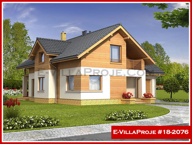 KCE-18.2076 234 m² hafif çelik ev mimari görselleştirmesi
