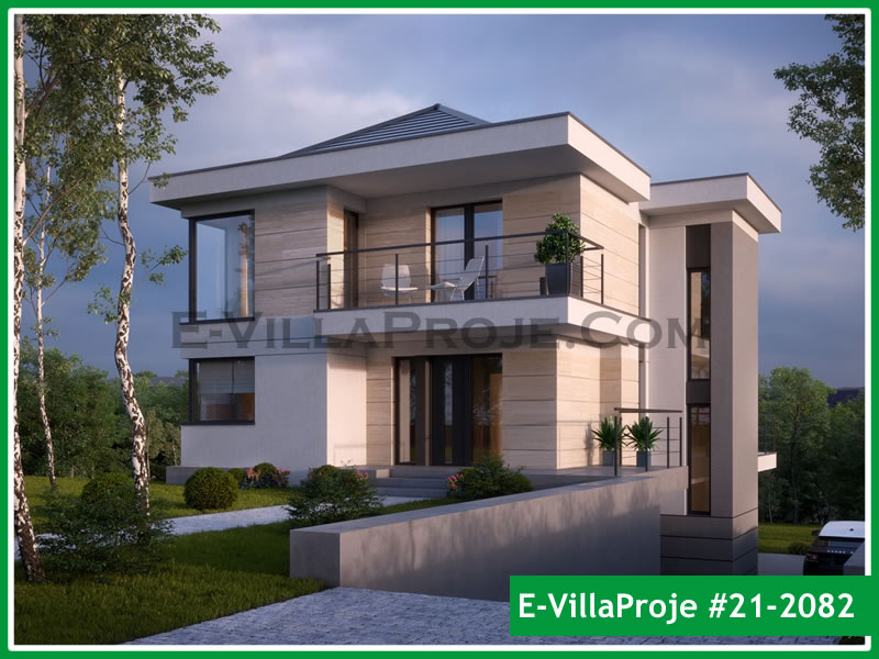 KCE-21.2082 234 m² hafif çelik ev mimari görselleştirmesi