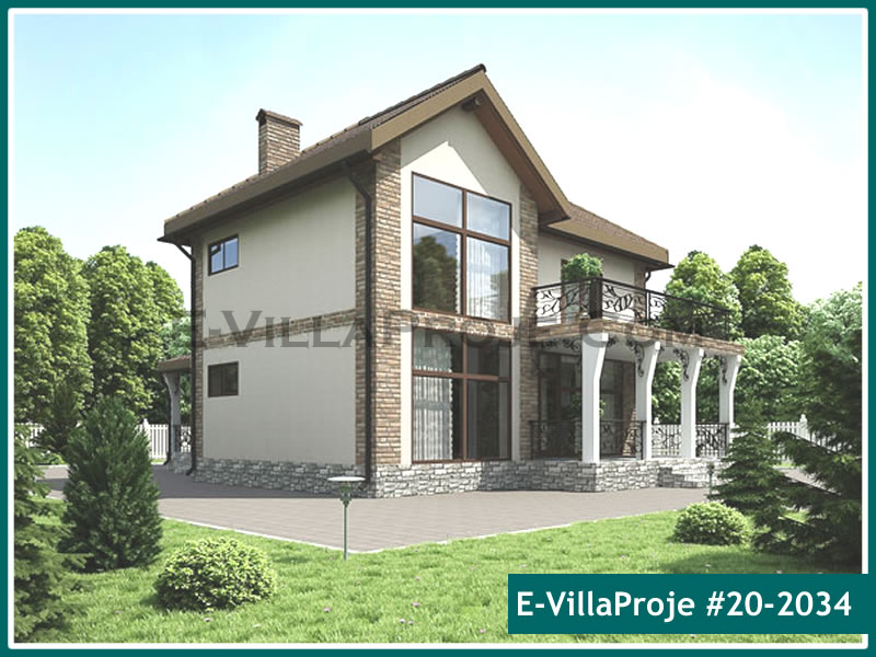 KCE-24054 234 m² hafif çelik ev mimari görselleştirmesi