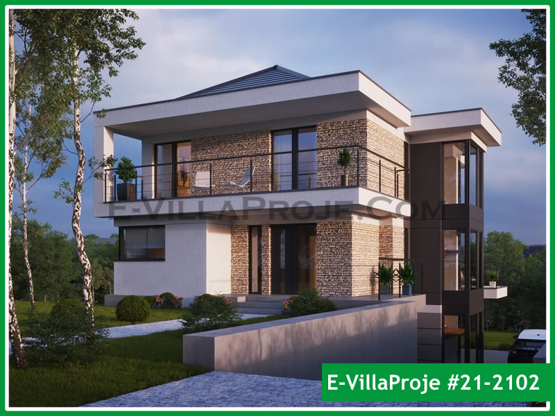 KCE-21.2102 234 m² Kıbrıs hafif çelik ev mimari görselleştirmesi