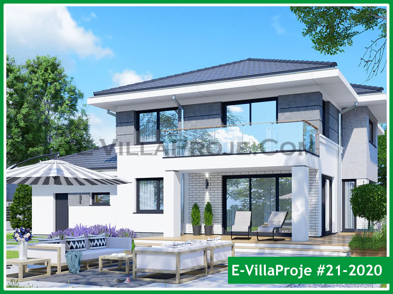 KCE-21.2020 235 m² hafif çelik ev mimari görselleştirmesi