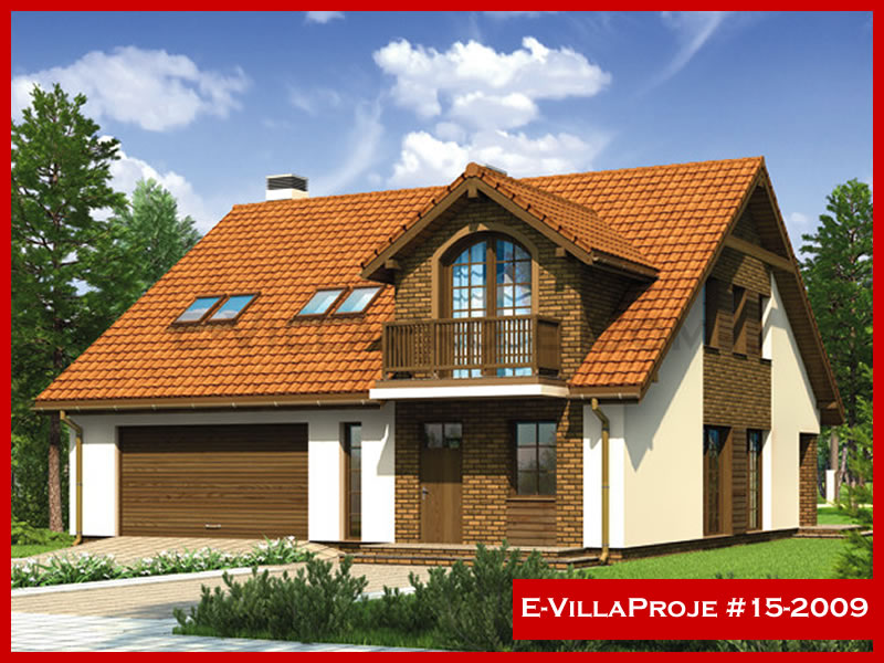 KCE-15.2009 235 m² hafif çelik ev mimari görselleştirmesi