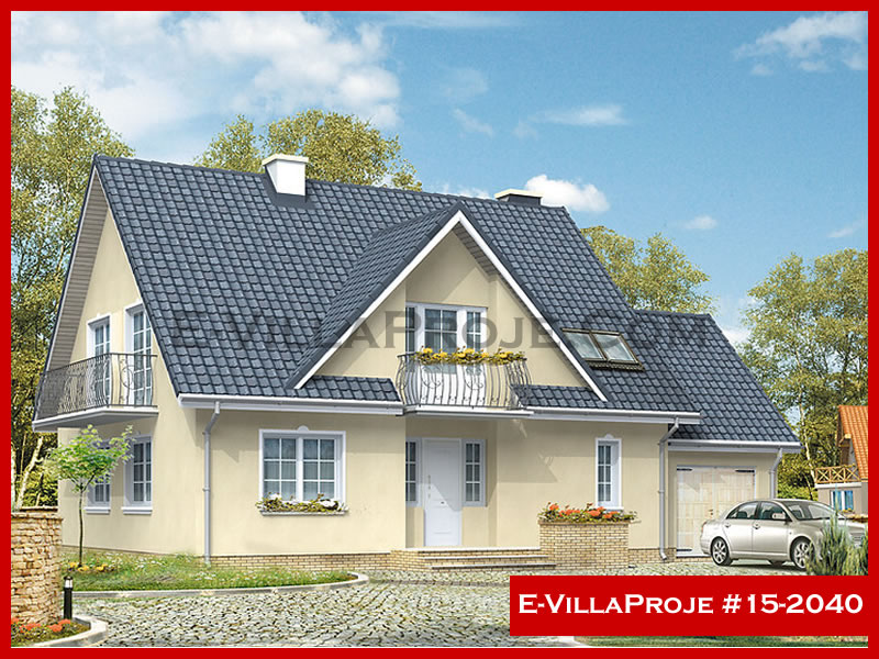 KCE-15.2040 237 m² hafif çelik ev mimari görselleştirmesi