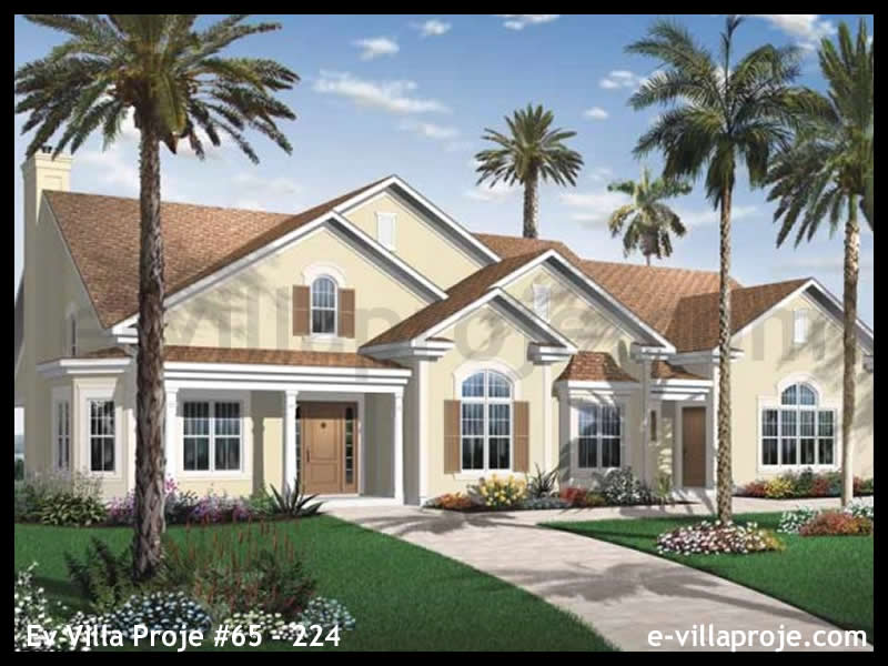 KCE-65.224 238 m² hafif çelik ev mimari görselleştirmesi