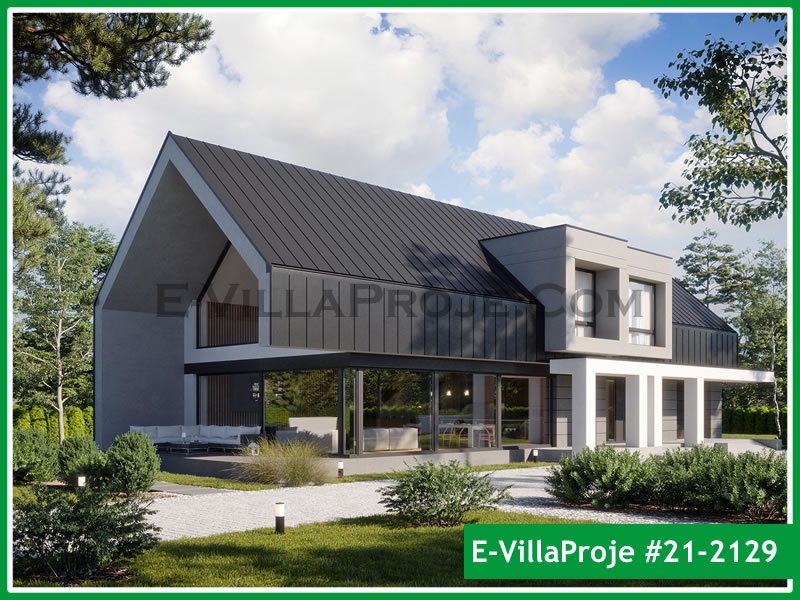 KCE-21.2129 239 m² hafif çelik ev mimari görselleştirmesi