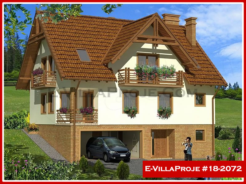 KCE-18.2072 239 m² hafif çelik ev mimari görselleştirmesi