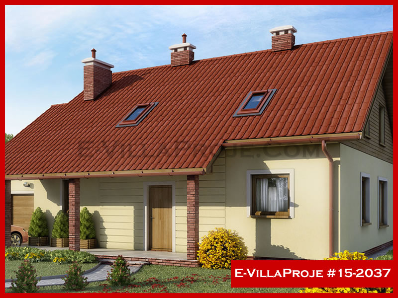 KCE-15.2037 240 m² hafif çelik ev mimari görselleştirmesi