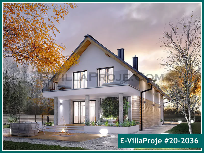 KCE-20.2036 240 m² hafif çelik ev mimari görselleştirmesi