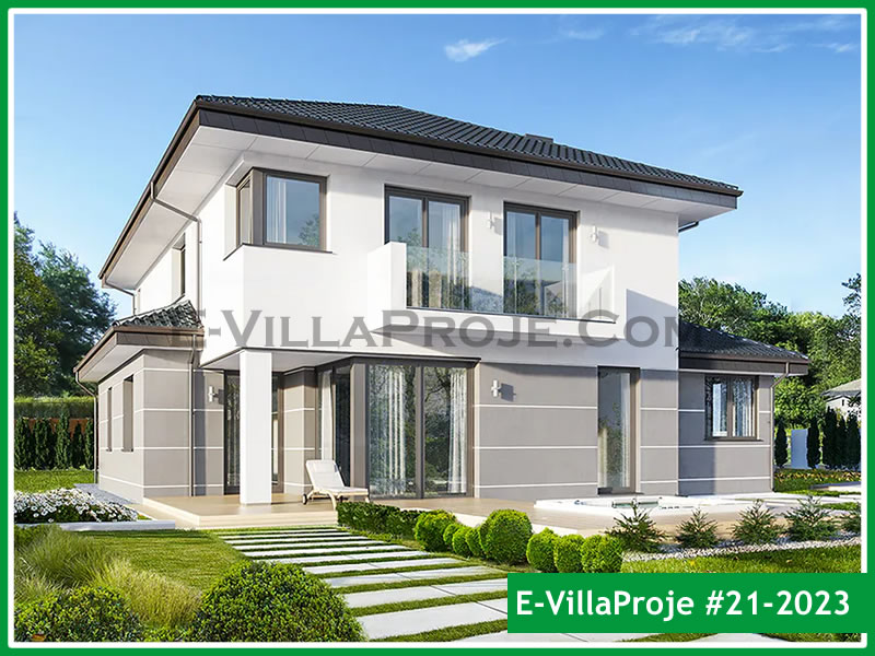 KCE-21.2023 242 m² hafif çelik ev mimari görselleştirmesi