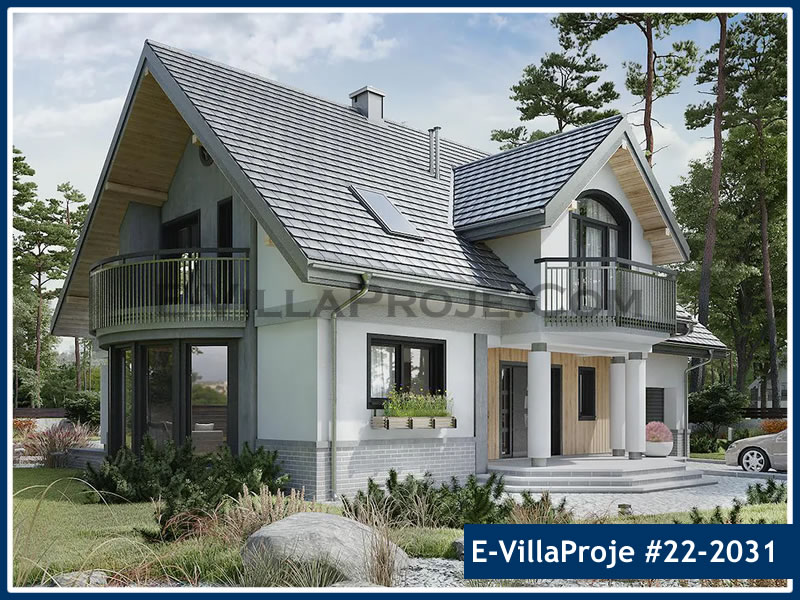 KCE-22.2031 243 m² hafif çelik ev mimari görselleştirmesi