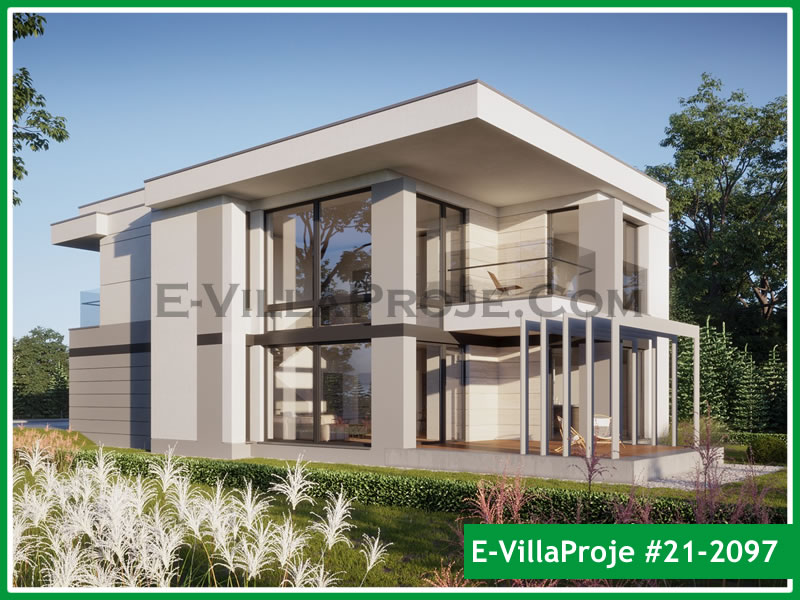 KCE-21.2097 243 m² hafif çelik ev mimari görselleştirmesi