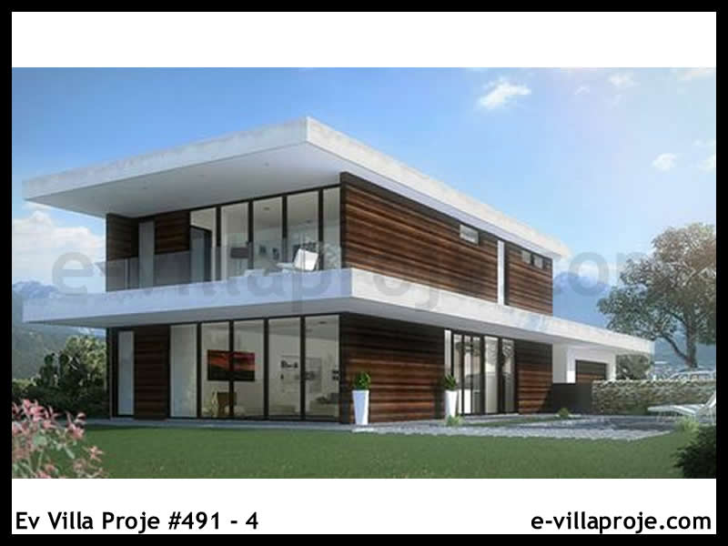 KCE-491.4 248 m² hafif çelik ev mimari görselleştirmesi