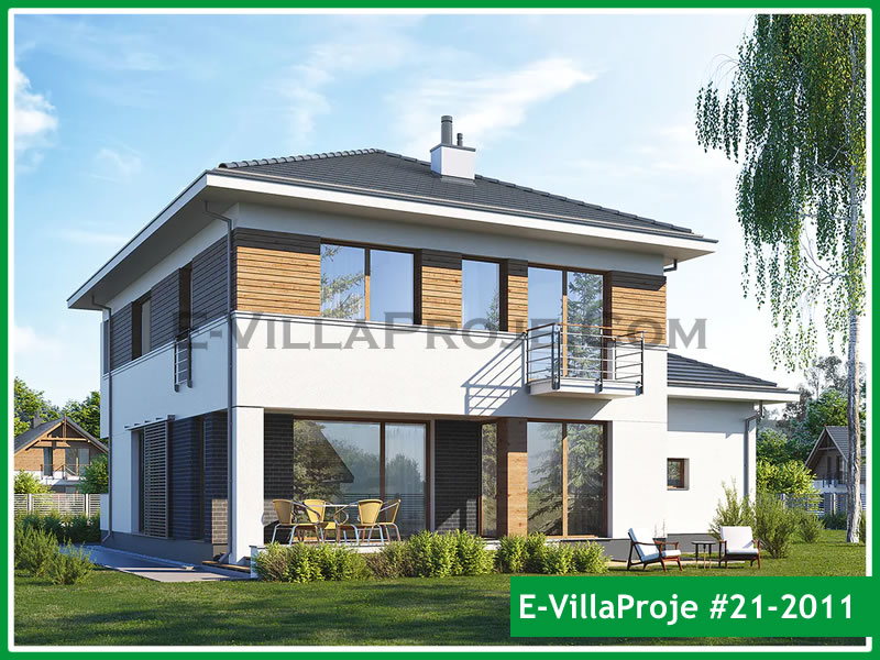KCE-21.2011 250 m² hafif çelik ev mimari görselleştirmesi