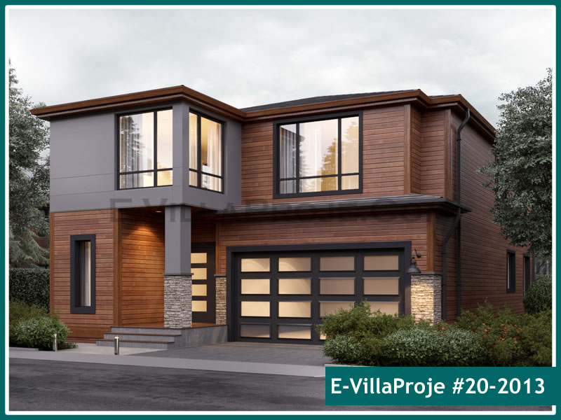 KCE-20.2013 252 m² hafif çelik ev mimari görselleştirmesi