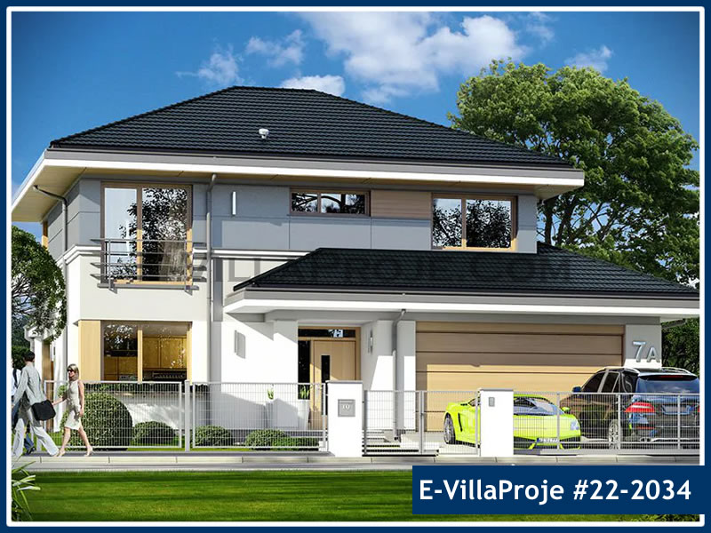 KCE-22.2034 252 m² hafif çelik ev mimari görselleştirmesi