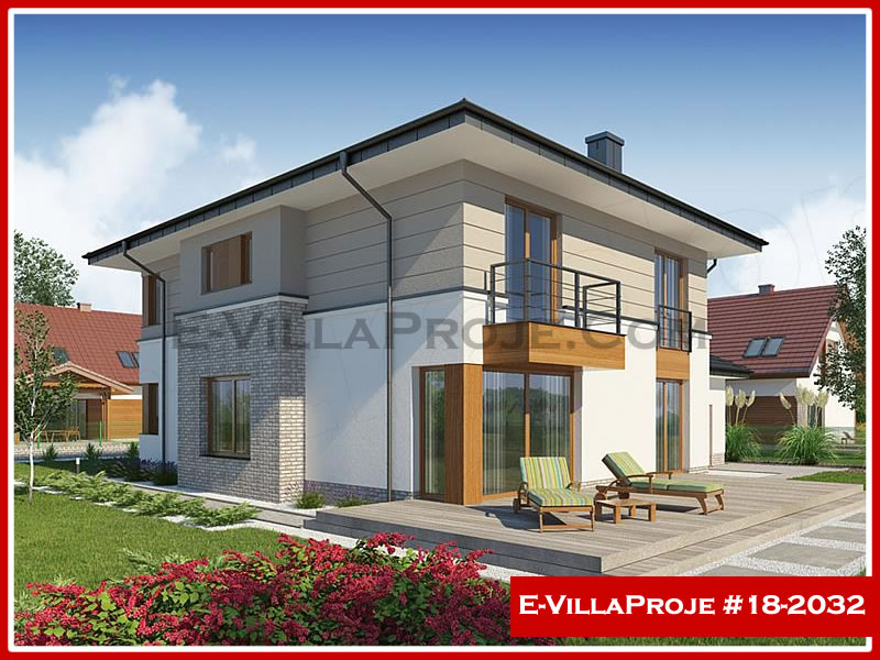 KCE-18.2032 257 m² hafif çelik ev mimari görselleştirmesi