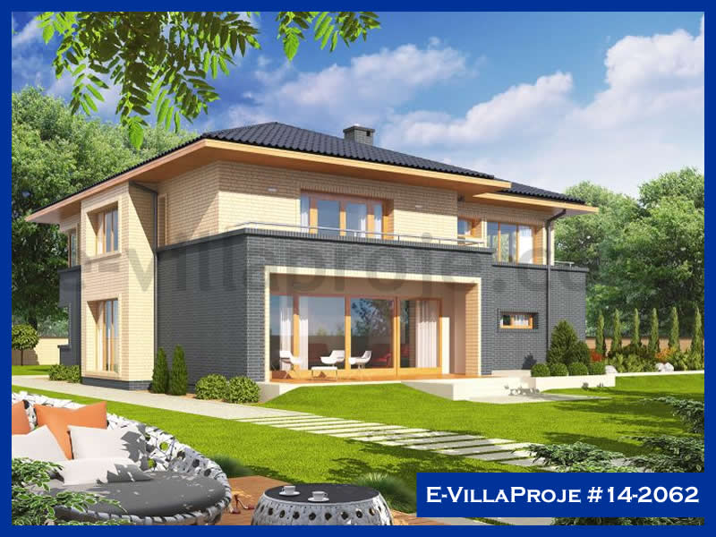 KCE-14.2062 258 m² hafif çelik ev mimari görselleştirmesi
