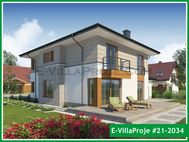 KCE-21.2034 259 m² hafif çelik ev mimari görselleştirmesi