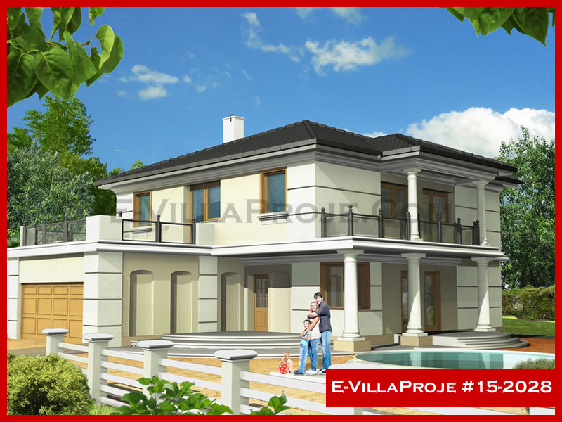KCE-15.2028 260 m² hafif çelik ev mimari görselleştirmesi