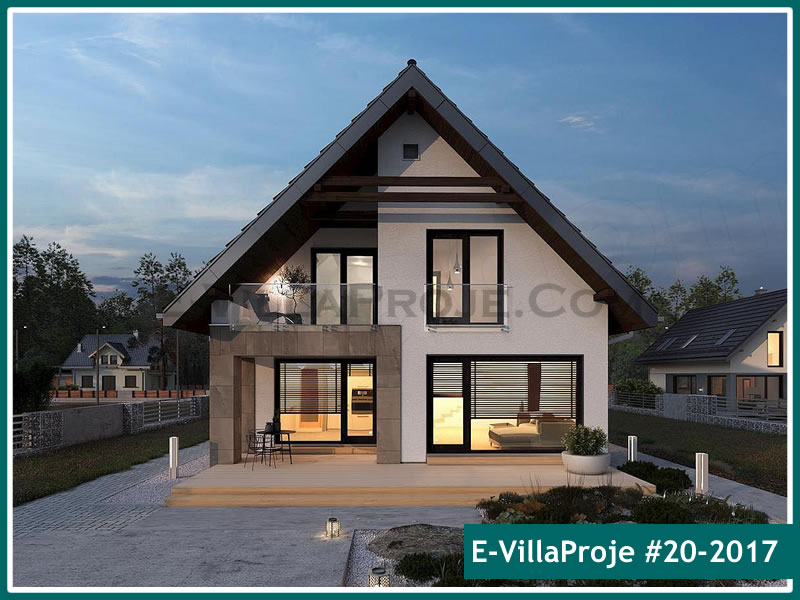 KCE-20.2017 262 m² hafif çelik ev mimari görselleştirmesi