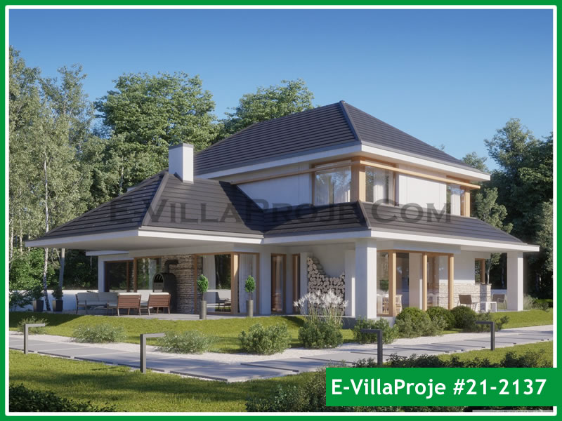 KCE-21.2137 264 m² hafif çelik ev mimari görselleştirmesi