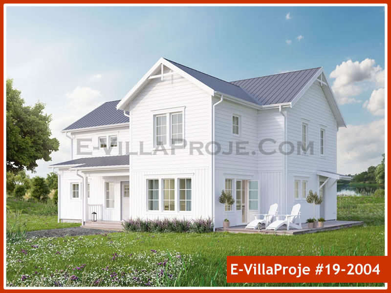 KCE-19.2004 265 m² hafif çelik ev mimari görselleştirmesi