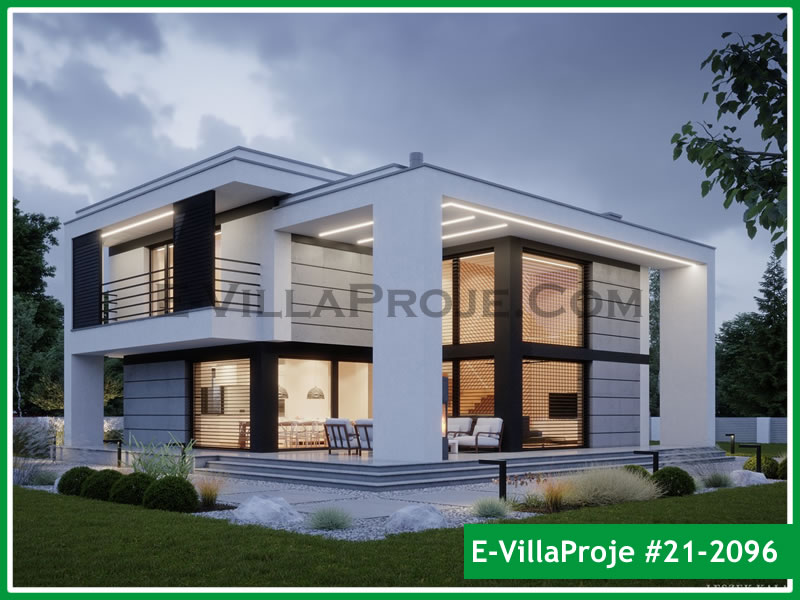 KCE-21.2096 265 m² hafif çelik ev mimari görselleştirmesi