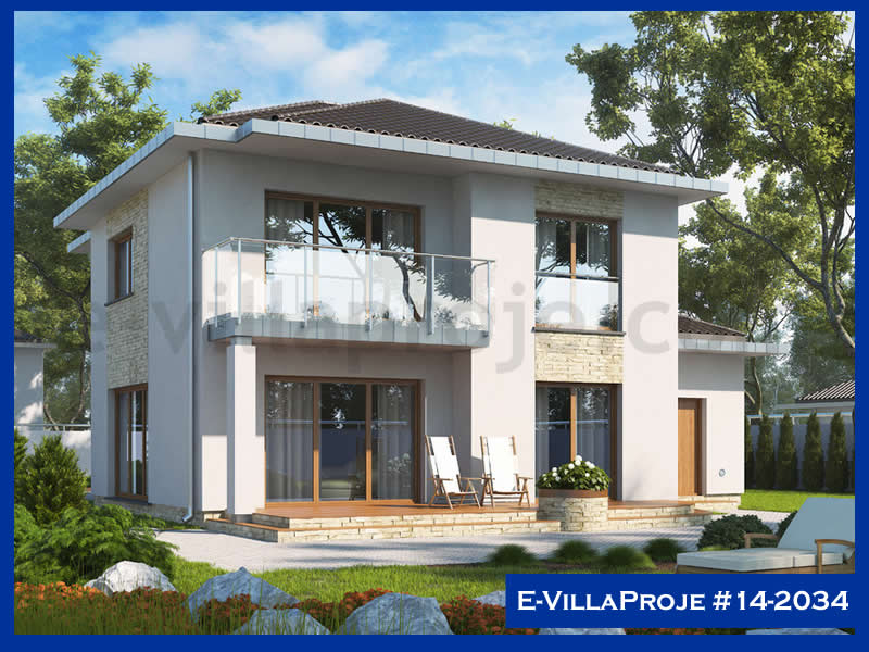 KCE-14.2034 266 m² hafif çelik ev mimari görselleştirmesi