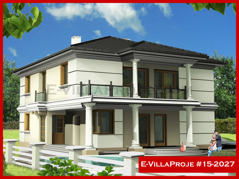 KCE-15.2027 266 m² hafif çelik ev mimari görselleştirmesi