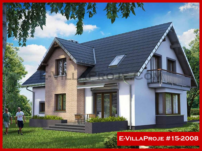 KCE-15.2008 270 m² hafif çelik ev mimari görselleştirmesi