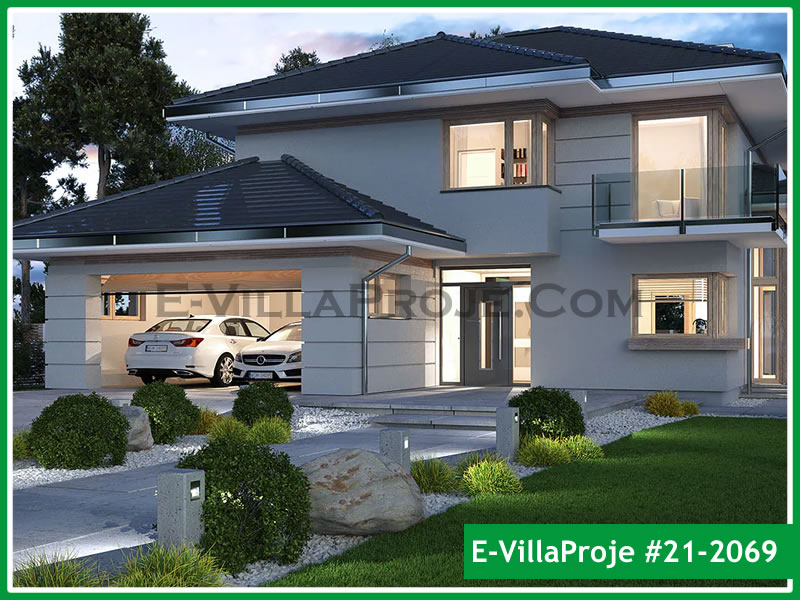 KCE-21.2069 270 m² hafif çelik ev mimari görselleştirmesi