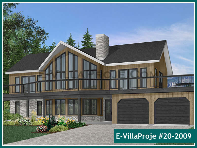KCE-20.2009 279 m² hafif çelik ev mimari görselleştirmesi
