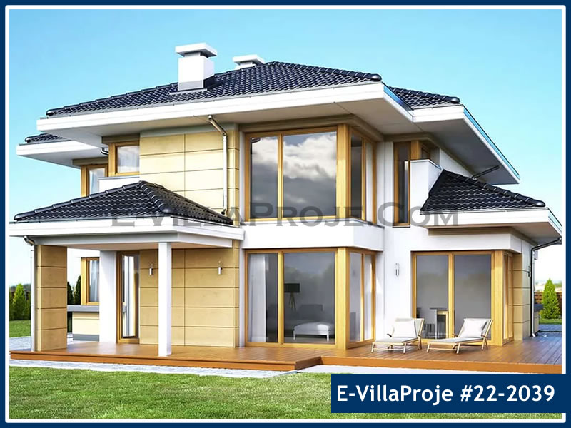 KCE-22.2039 279 m² hafif çelik ev mimari görselleştirmesi