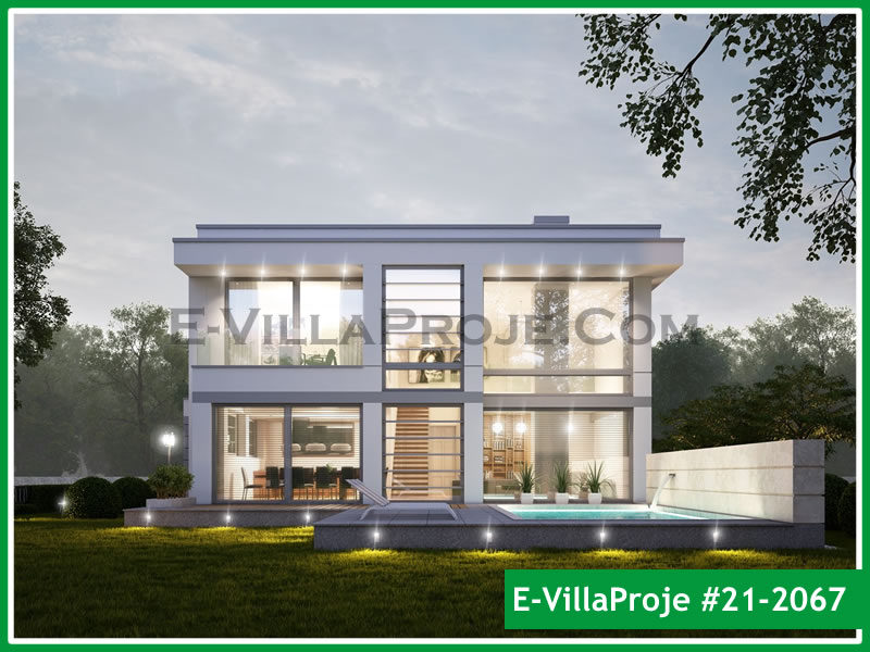 KCE-21.2067 284 m² hafif çelik ev mimari görselleştirmesi