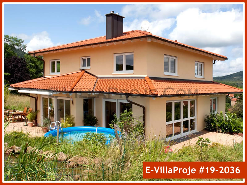KCE-19.2036 284 m² hafif çelik ev mimari görselleştirmesi